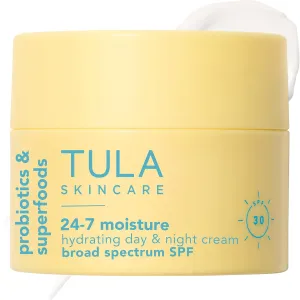 TULA Skin Care 24-7 Hydrating Day Cream SPF - Anti-Aging Moisturizer for Face with SPF 30, Contains Watermelon & Blueberry Extract, 1.5 oz.