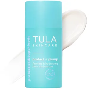TULA Skin Care Protect   Plump Firming & Hydrating Face Moisturizer - Skincare-First, Daily Ageless Moisturizer, Minimizes the Look of Wrinkles & Fine Lines, 1.6 oz.