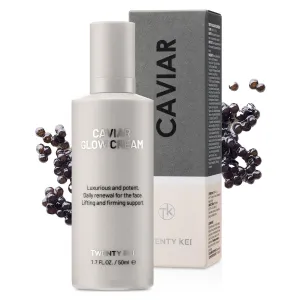 TwentyKEI Caviar Glow Cream, Firming & Hydrating Moisturizer with Peptides, 50ml