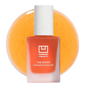 U Beauty Super Intensive Face Oil - Hydrating Hyaluronic Acid Moisturizer-Formulated with Avocado, Squalane   Jojoba Oil - Dehydrated and Aging Skin