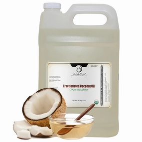 uh*Roh*Muh Premium Organic Fractionated Coconut Oil USDA Certified| Hydrating Moisturizer for skin 100% Pure, Unscented|Expeller Pressed Carrier Oil for Essential Oil(Net Wt:1.8kg/4lb)