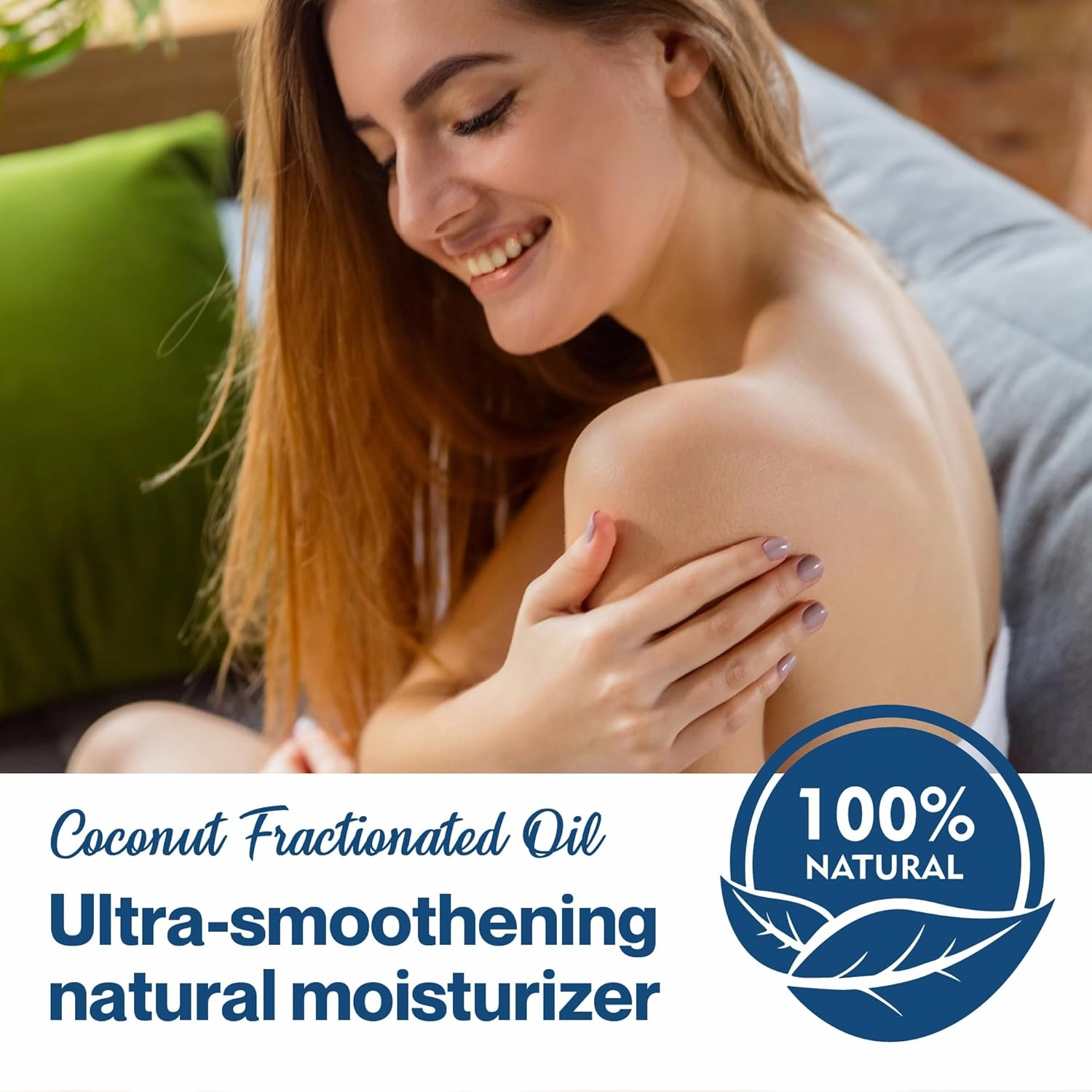 uh*Roh*Muh Premium Organic Fractionated Coconut Oil USDA Certified| Hydrating Moisturizer for skin 100% Pure, Unscented|Expeller Pressed Carrier Oil for Essential Oil(Net Wt:1.8kg/4lb)