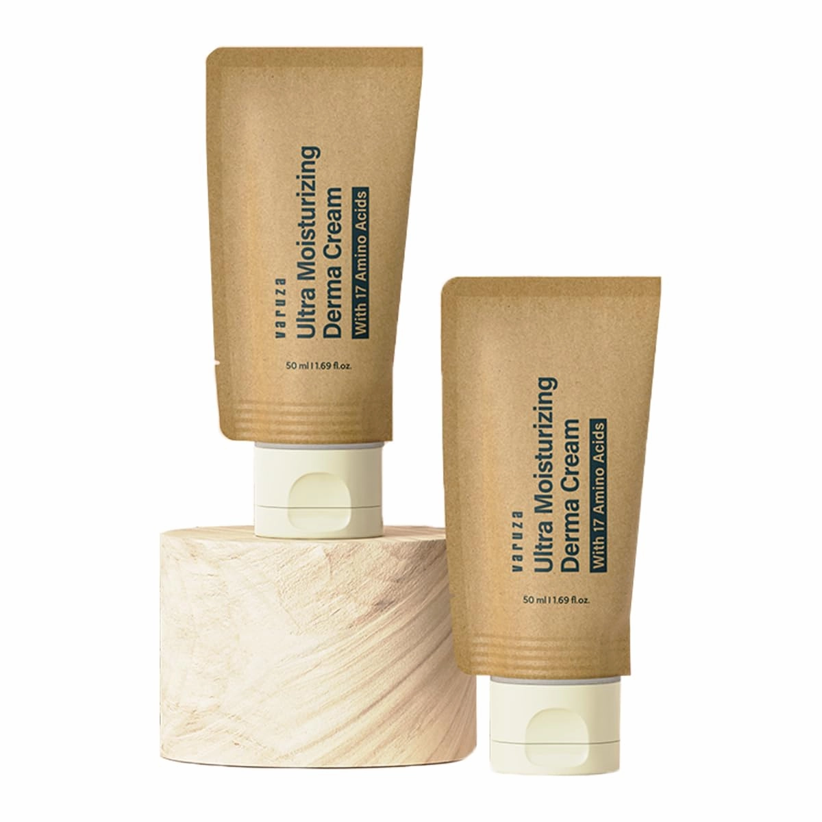 Ultra Moisturizing Derma Facial Cream – Deep Hydrating Face Moisturizer – EWG Verified Vegan Cruelty Free Korean Skin Care Product with Hyaluronic Acid, Non-Sticky Unscented Lotion, 2EA