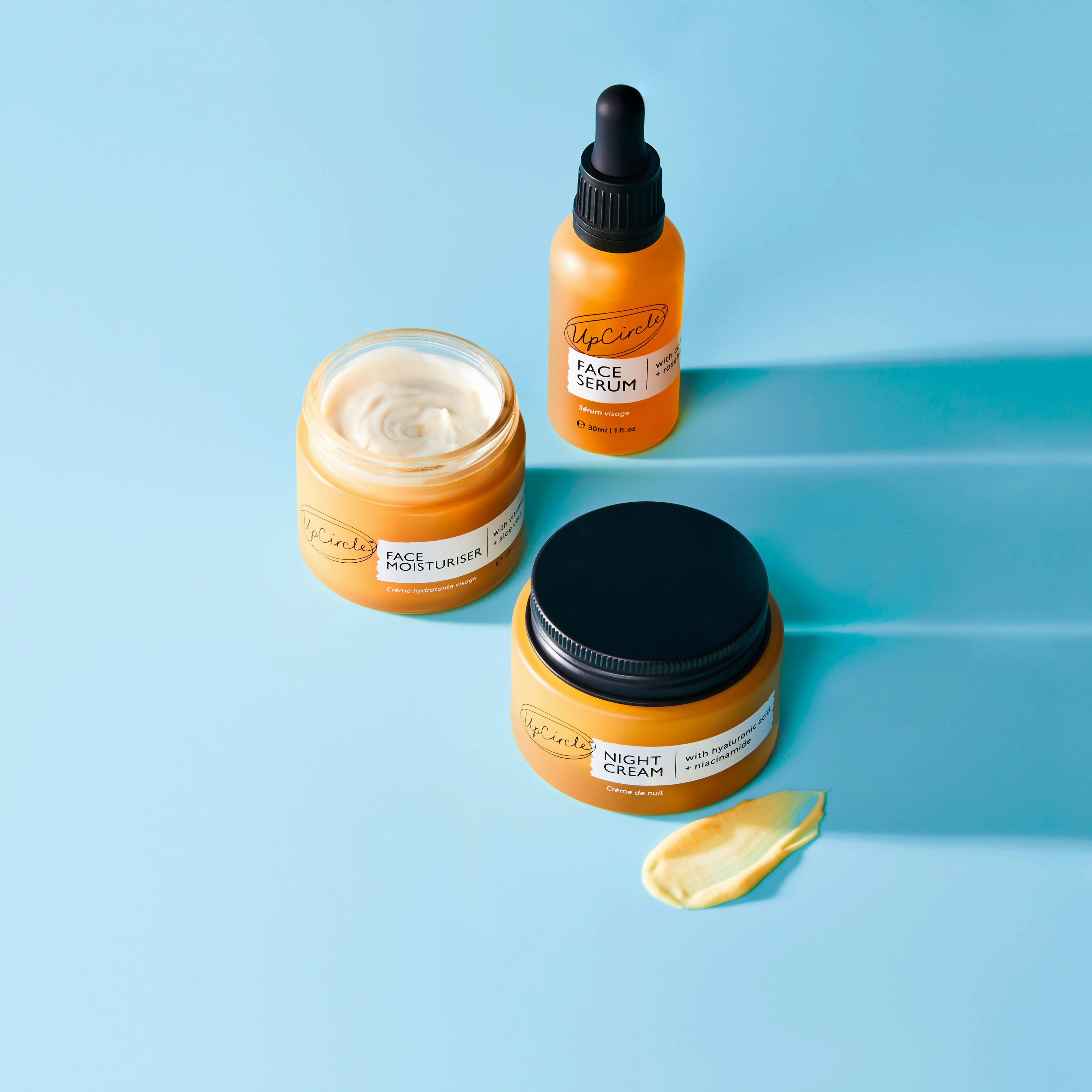 UpCirlce Eco Friendly Vegan Skincare Gift - Day   Night Hydration Set