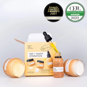 UpCirlce Eco Friendly Vegan Skincare Gift - Day   Night Hydration Set