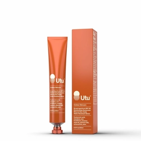 UTU - SPF30 Daily Moisturizer Mineral Sunscreen | Hyaluronic Acid, Squalane, Vitamin C E | Clean, Reef Safe, Cruelty Free, Broad Spectrum (20 mL | 0.6 fl oz)