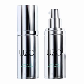 UZO Stem Cell Moisturizer, Plant-Based Face Moisturizer with Antioxidants, Improves Skin Tone, Texture, Elasticity & Illuminates the Complexion, All Skin Types - Day & Night Use, 1 FL Oz. 30ml