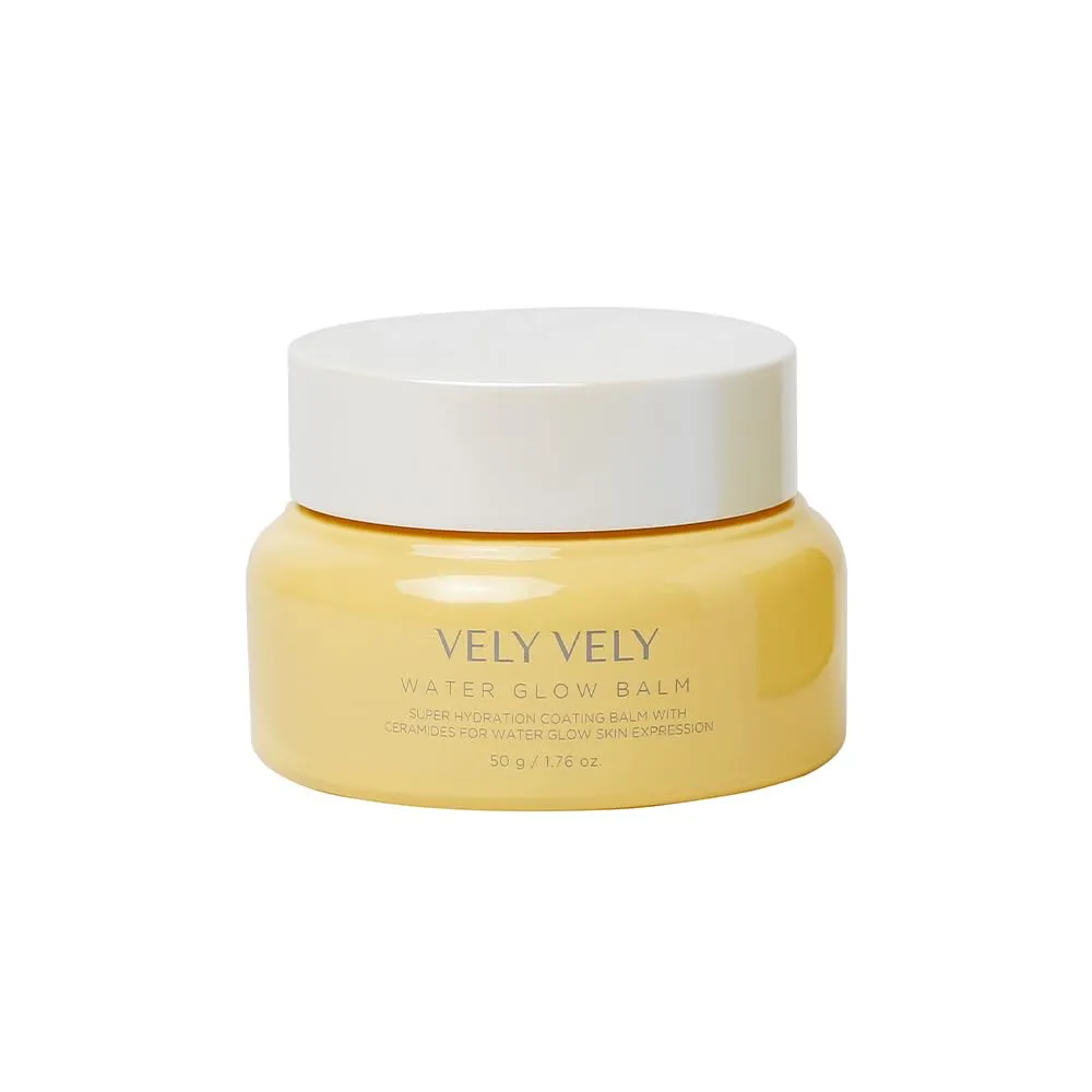 Vely Vely Water Glow Balm Moisturizer - Glowing Moisturizing Gel Hydrating for All Skin Types (50 g/1.76 oz)