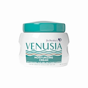 Venusia Moisturizing Cream by Dr. Reddy I Body & face cream for dry to very dry skin IWith Aloe Vera, Vitamin E and Squalene I Upto 24 hrs hydration I Non comedogenic, Non greasy I 100g