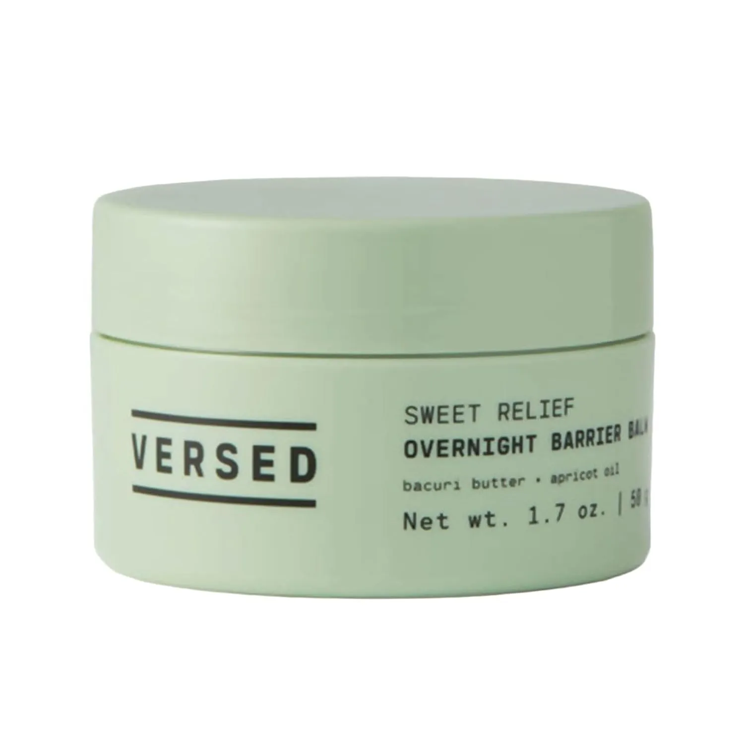 Versed Sweet Relief Night Mask   Face Balm - Intensive Overnight Moisturizing Face Mask for Redness Relief, Dry Skin and Moisture Barrier Repair - Soothing & Vegan Facial Skin Care Mask (1.7 oz)