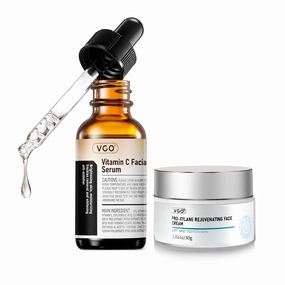 VGO Vitamin C Vitamin E Facial Serum 2.02 OZ   Pro-Xylane Active night Cream 1.02 OZ