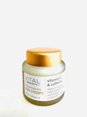 Vital Beauty Eye Cream Vitamin C Caffeine, 1 FlOz