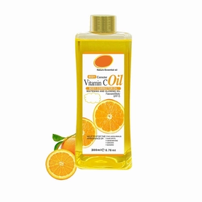 Vitamin C Body Oil, Vitamin C Retinol Body Oil, Vit C Body Corrector Whitening and Glowing Oil for Face and Body Moisturizer Nourishing (300ml)