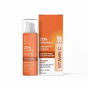 Vitamin C Face Moisturizer For Reduces Skin Dullness, Lightweight & Oil Free Moisturiser to Hydrate & Brighten Skin, for Men & Women, All Skin Types - 25g