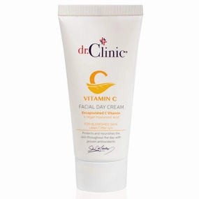 Vitamin C Facial Day Cream | Moisturizer for Dry Skins | Anti-Aging Skin Cream for Dark Spots and Wrinkles | Acne Spot Treatment All Skin Types | Hyaluronic Acid, Argan Oil, 1.69Fl.Oz