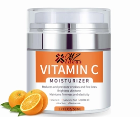 Vitamin C Moisturizer face Cream - Neck and Decollete, Brighten skin - Reduces Wrinkles and fine lines, deep hydration and firming - Made in USA, 1.7 fl oz