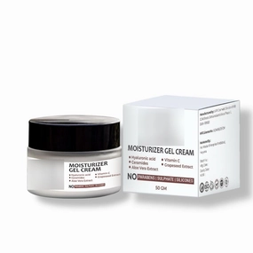 Vitamin C Super Bright Moisturizer Gel Cream For Face | Vitamin C Face Moisturizer | Reduces Skin Dullness | Oil Free & Lightweight | For All Skin Types | 50Ml