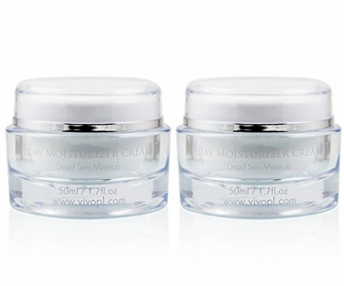 Vivo Per Lei Dead Sea Day Cream - Face Moisturizer for Women - Moisturizing, Hydrating, Non Greasy - 3.4 Fl. Oz. - Pack of 2
