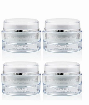 Vivo Per Lei Dead Sea Day Cream - Face Moisturizer for Women - Moisturizing, Hydrating, Non Greasy - 3.4 Fl. Oz. - Pack of 4