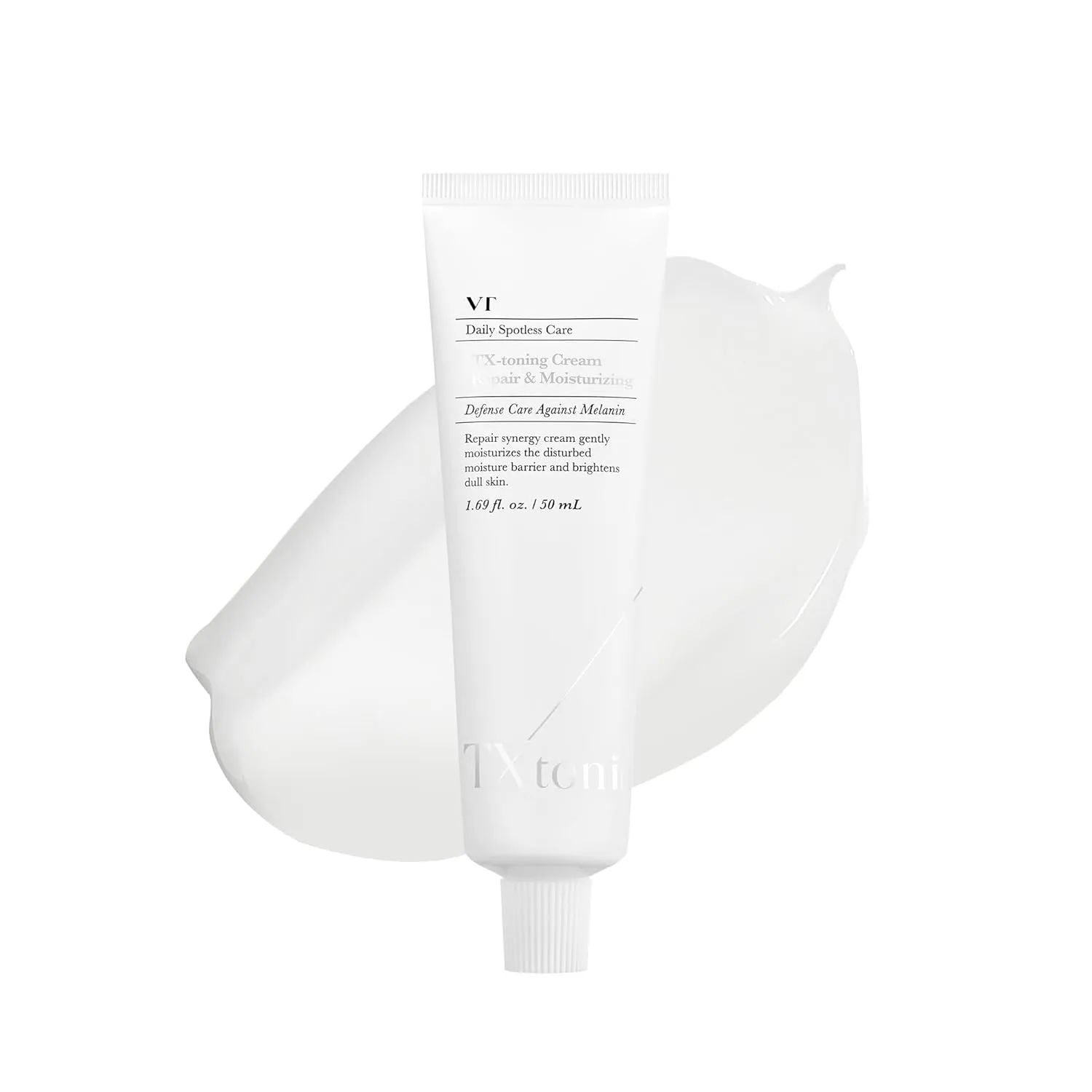 VT COSMETICS TX Toning Face Cream, Hydrating Moisturizer with Tranexamic Acid, Niacinamide, Glutathione, Skin’s Barrier Repair, Moisturizing, Dark Spots, Acne Scar, Sensitive Skin, Korean Skincare