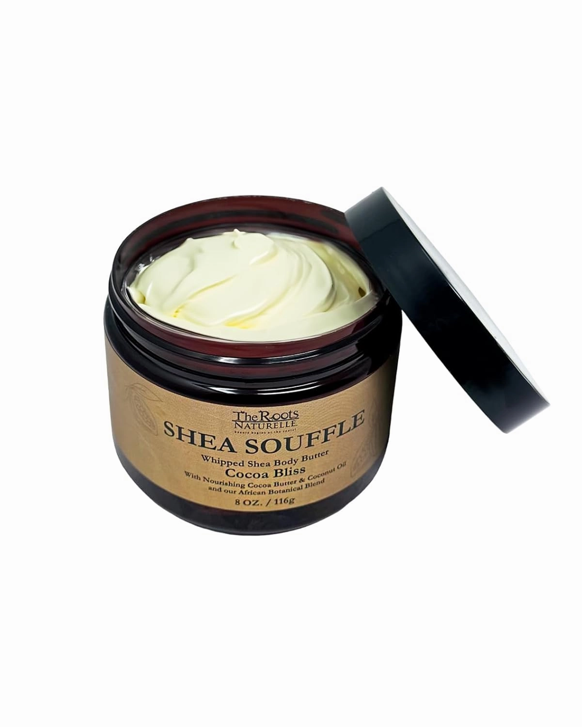 Whipped Shea Butter Body Cream With Tropical Oils Cocoa Bliss 8 oz