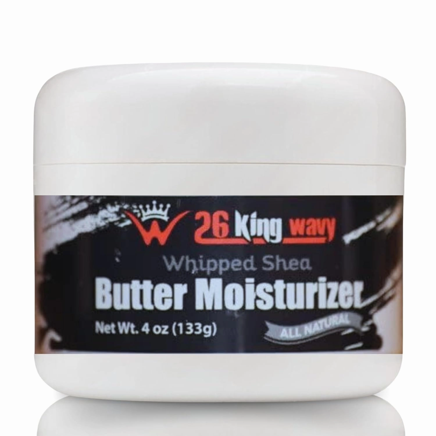 Whipped Shea Butter hair Moisturizer (4oz) - Shiny and Manageable Shea Butter Hair - Hydrating Hair Butter Moisturizer - Vegan - Whipped Moisturizer - (White)