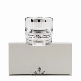 White Pearl Day Moisturizer - Contains Pearl Powder and Sunflower Seed Oil - Day Cream to Smooth Skin - 2.12 Oz.