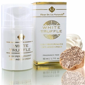 White Truffle Cream for Face - Made in USA - Fragrance Free, Natural and Organic Anti Aging Moisturizer for Face and Neck to Reduce Wrinkles – 1.7 oz