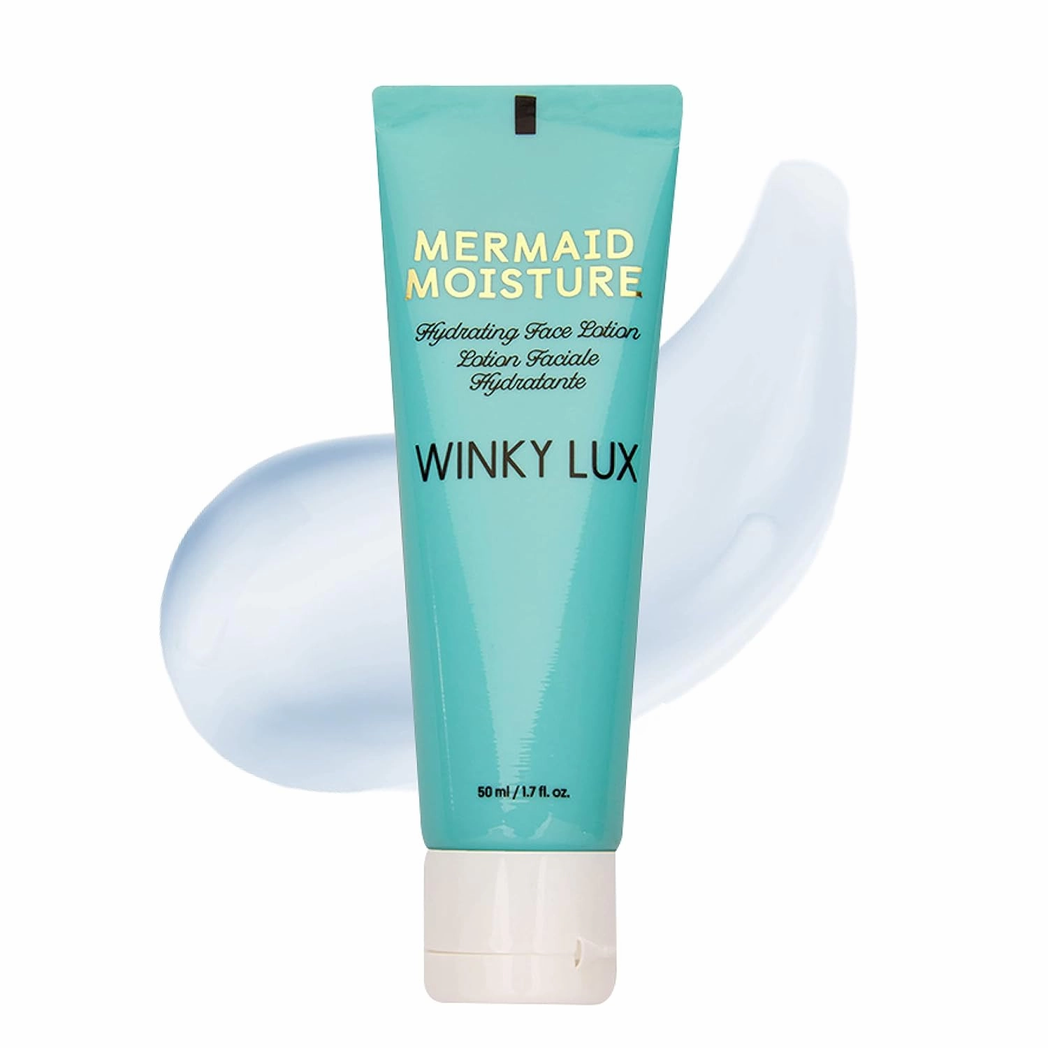 Winky Lux Mermaid Moisturize Hydrating Face Lotion, Water Cream, Daily Facial Moisturizer, Hydrating Gel Cream Moisturizer with Hyaluronic Acid for Plump & Hydrated Skin