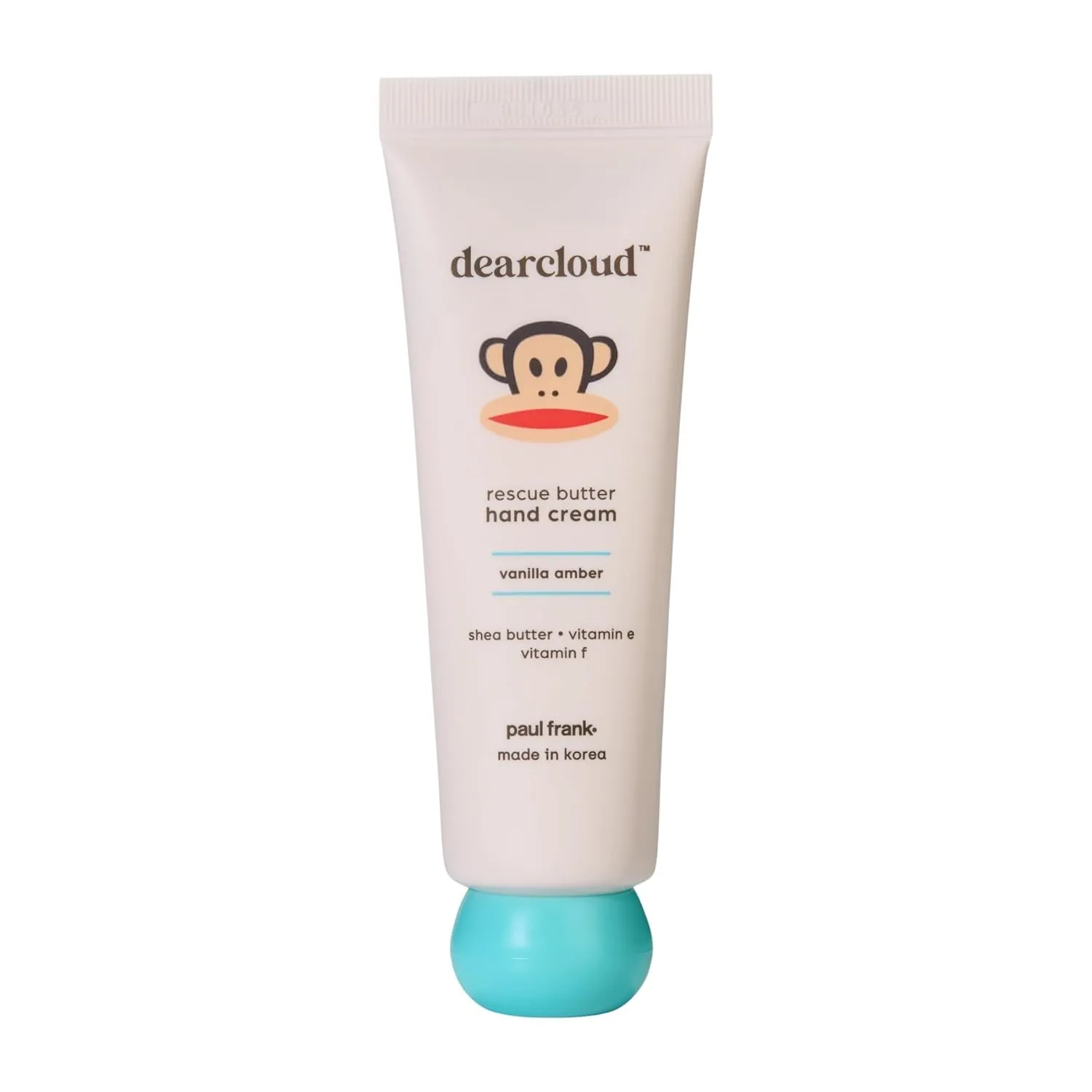 x Paul Frank Rescue Butter Hand Cream - Ultra Repair for Dry, Cracked Hands, Shea Butter, Vitamin E, and Vitamin F (Vanilla Amber)