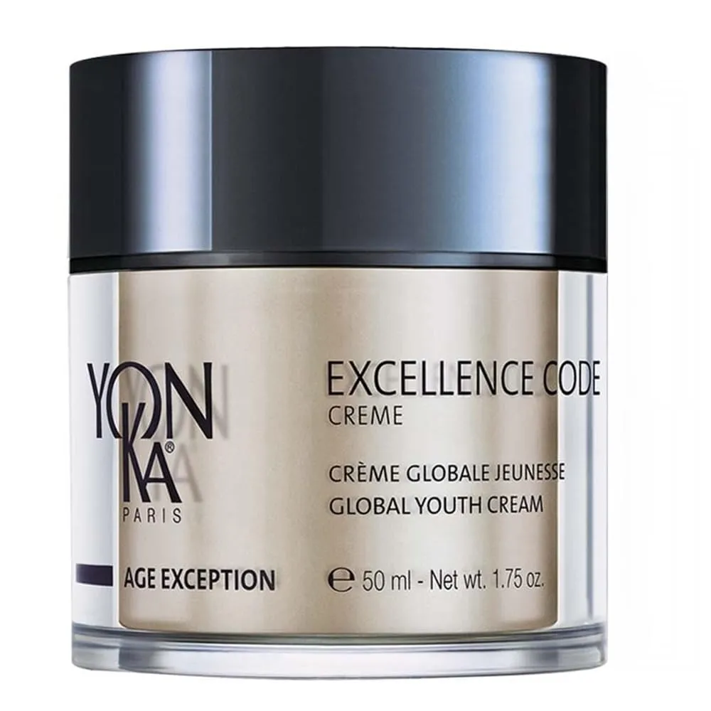 Yon-Ka Age Exception Excellence Code Creme (1.75 Ounces / 50ml) Unique and Specialized Anti-Aging Cream Designed for Mature and Hormonally Imbalanced Skin Types
