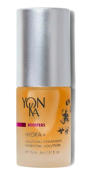 Yon-Ka Booster Hydra Plus (15ml) Deeply Hydrating Recovery Concentrate , Treat Seasonal Dryness and Prevent Breakouts with Vitamin C and Brown Algae, Paraben-Free