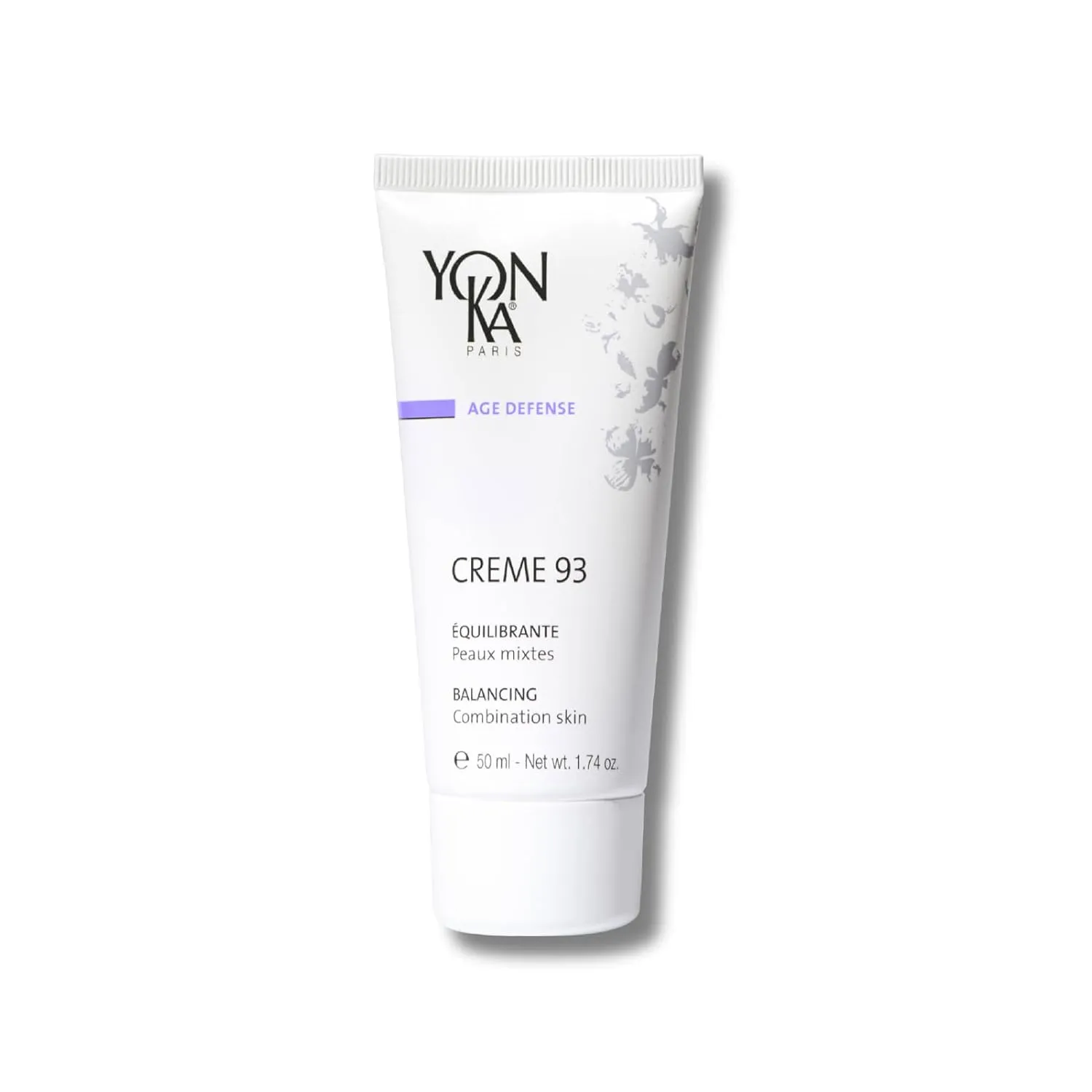 Yon-Ka Creme 93 Mattifying Moisturizer (50ml) Balancing Facial Cream for Combination Skin, Balance Oily Complexion with Vitamins A,C and E, Paraben-Free