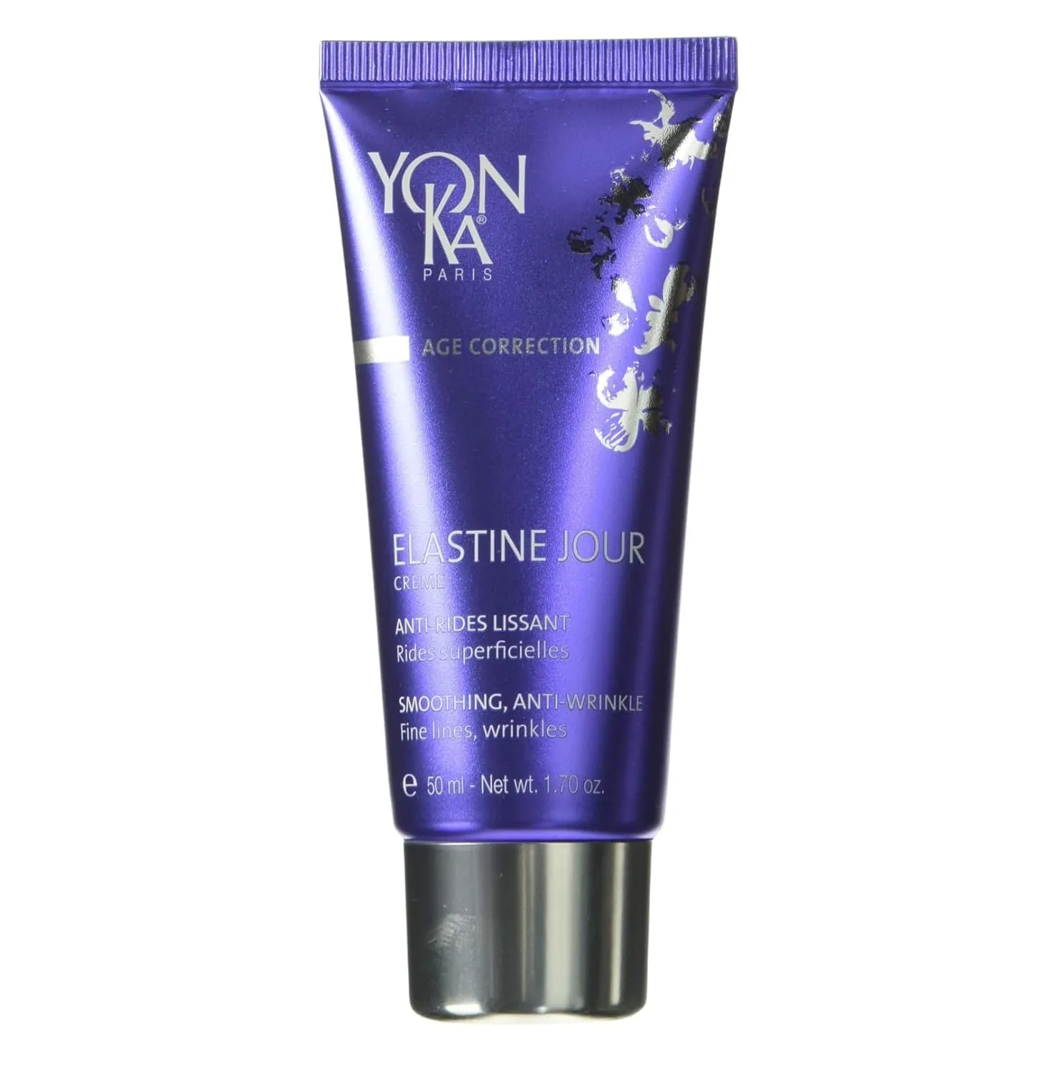 Yon-Ka Elastine Jour Anti-Wrinkle Day Cream (50ml) Anti Aging Facial Moisturizer and Eye Cream, Soften Fine Lines and Wrinkles with Vitamin C and Elastin Peptides, Paraben-Free