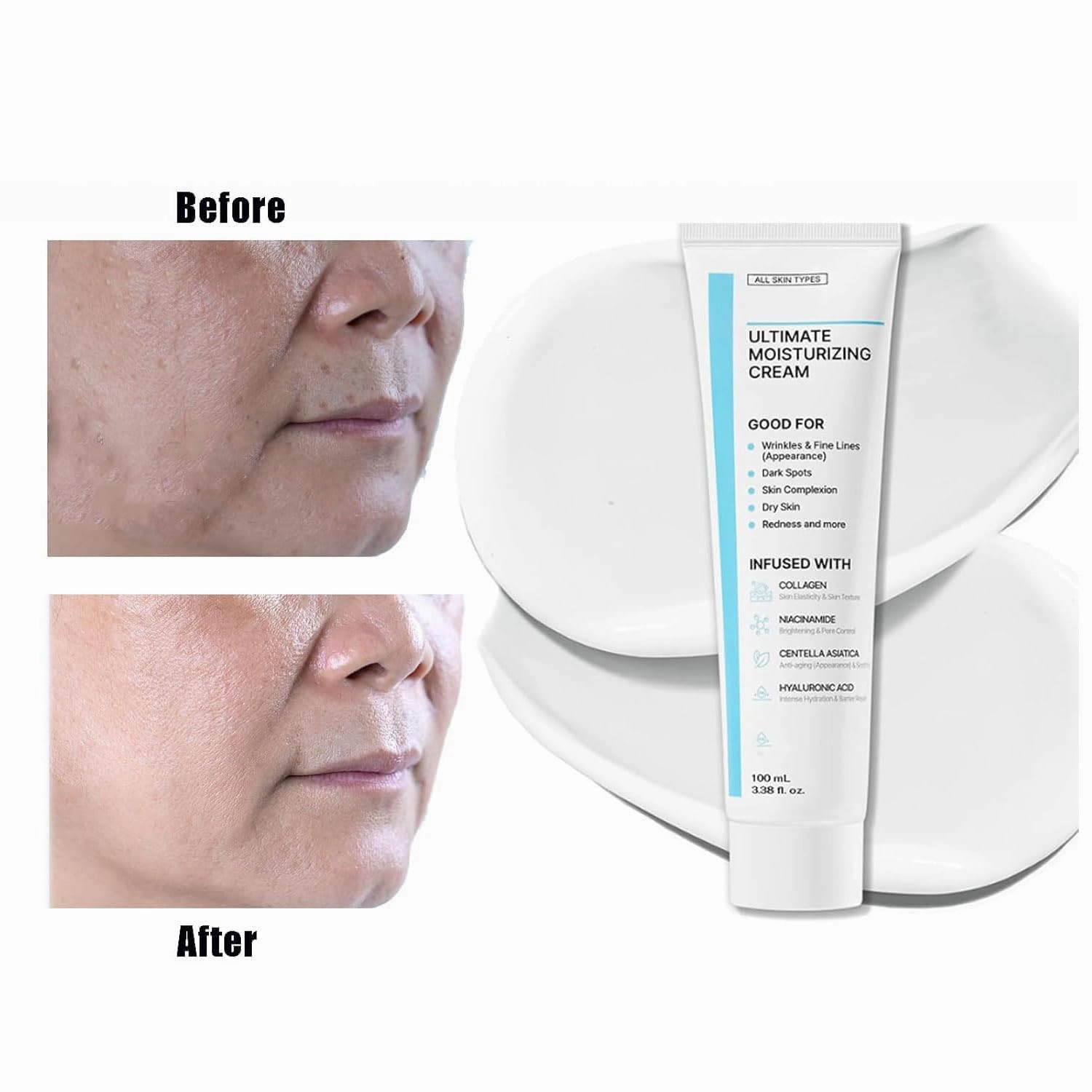 Youthful Formula Ultimate Moisturizing Cream, Youthful Formula Moisturizing Cream, Ultimate Moisturizing Cream, Crema Coreana, Calming Face Moisturizer, Repairing Face Moisturizer (2pcs)