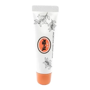 Yu-Be Moisturizing Skin Cream Tube - Hydrating Cream for Night & Day | Relieving Moisturizer for Dry Skin | Safe for Face & Body | Softens Hands & Feet | Vegan | Paraben Free (1 fl oz/28mL)