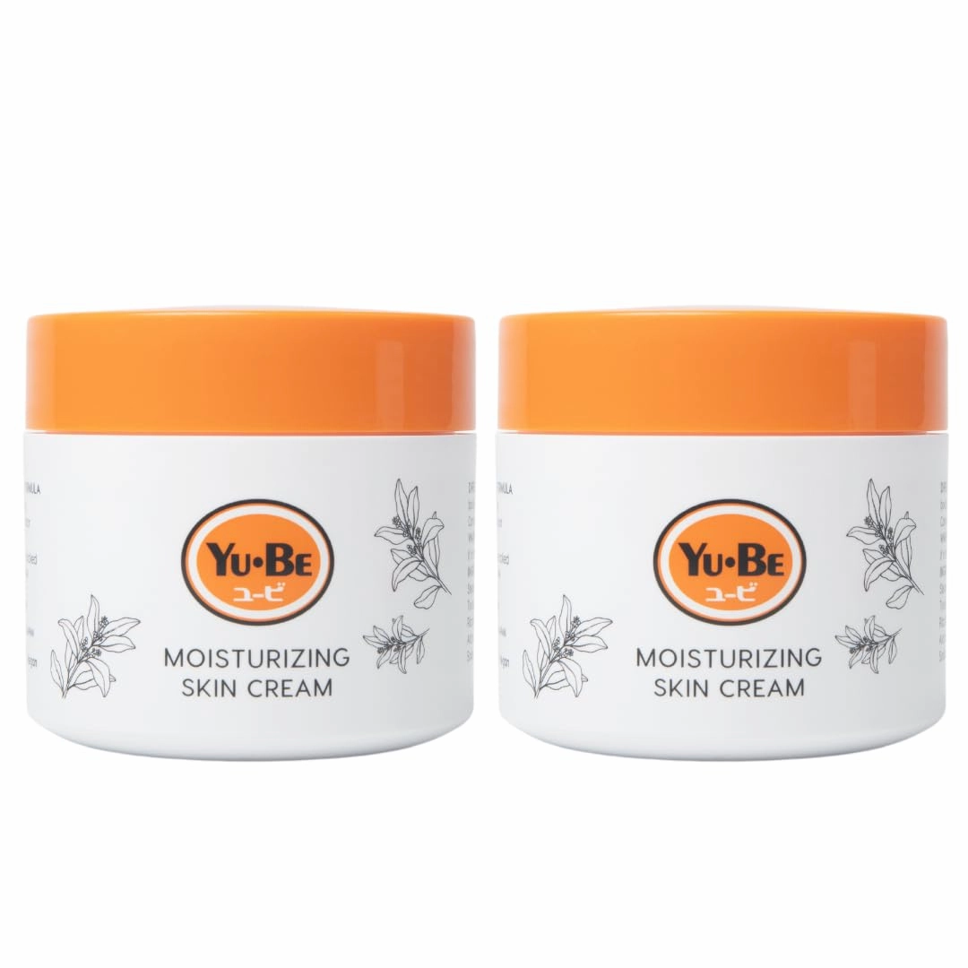 Yu-Be Moisturizing Skin Cream 4.4 Fl. Oz. Jar I Deeply Hydrating Non-Greasy Moisturizer for Dry Skin I Soothing Camphor Calms, Cools, & Relieves Skin I Vitamins Nourish, Repair & Rejuvenate (2)