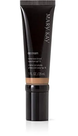 Zeronic Mary Kay CC Cream SPF 15: Light to Medium, 8-in-1 Skin Moisturizer & Sunscreen, 1 Fl Oz
