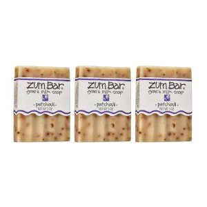 Zum Bar Goat's Milk Soap - Patchouli - 3 oz (3 Pack)