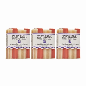 Zum Bar Goat's Milk Soap - Sandalwood-Citrus - 3 oz (3 Pack)